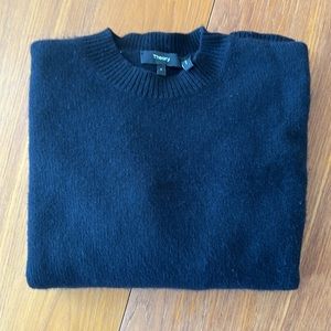 Theory Black Cashmere Sweater